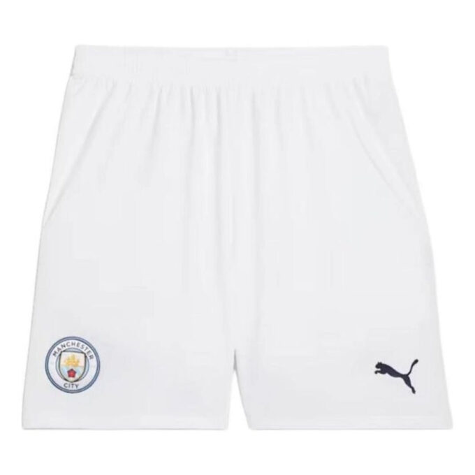 Manchester City 24/25 Şort “Beyaz Siyah”