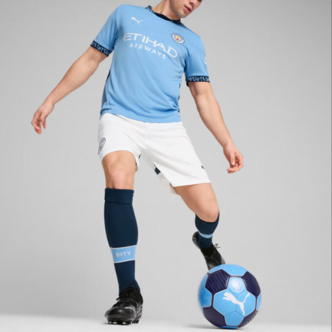 Manchester City 24/25 Şort “Beyaz Siyah”