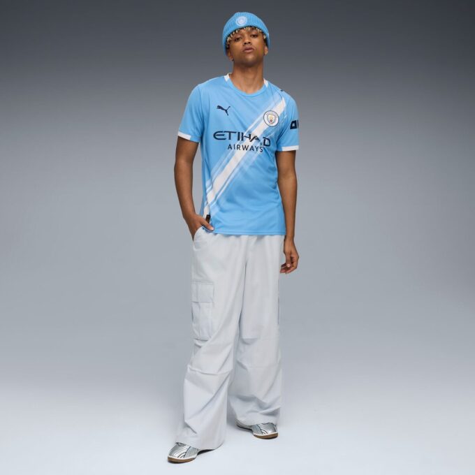 Manchester City 25/26 Ev Replika Erkek Futbol Forması Manchester City 25/26 Ev Replika Erkek Futbol Forması