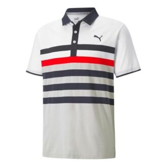 MATTR One Way Polo Tişört “Beyaz Siyah Kırmızı”