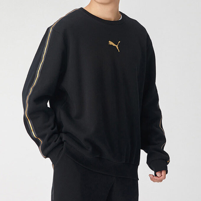 Metalik Geceler Mürettebat Sweatshirt “Siyah Altın”