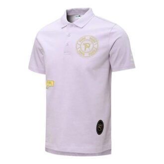 Mix Badge Polo Tişört “Mor”