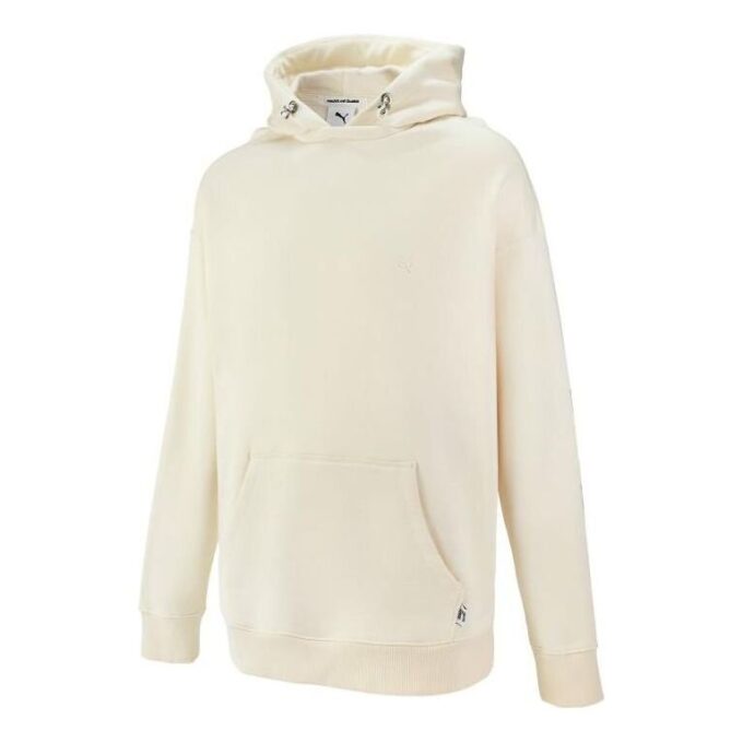 MMQ Logolu Kapüşonlu Sweatshirt “Beyaz”
