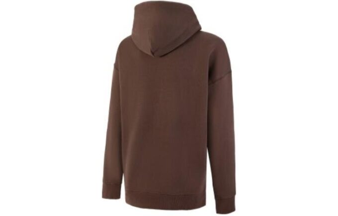 MMQ Logolu Kapüşonlu Sweatshirt “Kahverengi”