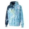 MMQ Tie Dye Kapüşonlu Sweatshirt “Mavi”