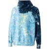 MMQ Tie Dye Kapüşonlu Sweatshirt “Mavi”