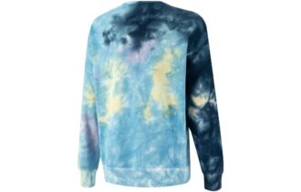 MMQ Tie Dye Yuvarlak Yaka Sweatshirt “Mavi”