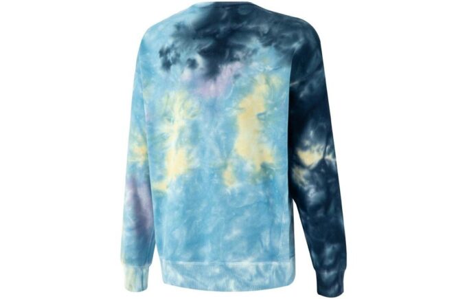 MMQ Tie Dye Yuvarlak Yaka Sweatshirt “Mavi”