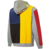 İmzalı Kapüşonlu Sweatshirt “Gri Sarı Yeşil Kırmızı”