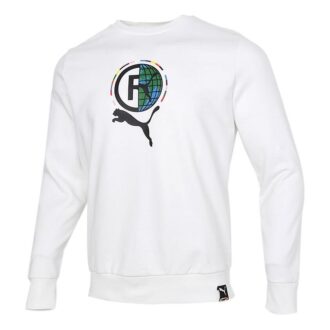 Oyun Grafikli Yuvarlak Yaka Sweatshirt “Beyaz Siyah Yeşil”