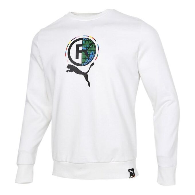 Oyun Grafikli Yuvarlak Yaka Sweatshirt “Beyaz Siyah Yeşil”