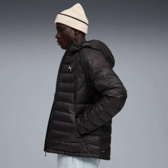 Packlite Erkek Kapüşonlu Aşağı Ceket