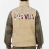 Paisley Dokuma Sherpa Yelek “Tan”