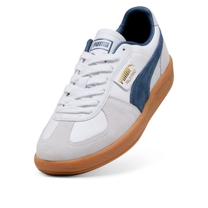 Palermo Deri “Beyaz Koyu Çivit Mavisi”