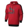 Pinstripe Aop Kapüşonlu Sweatshirt “Kırmızı”