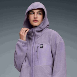 Polar Polar Kadın Kapüşonlu Polar Ceket