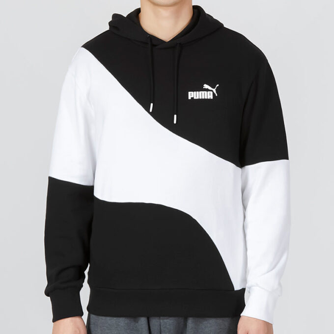 Power Cat Kapşonlu Sweatshirt “Siyah”