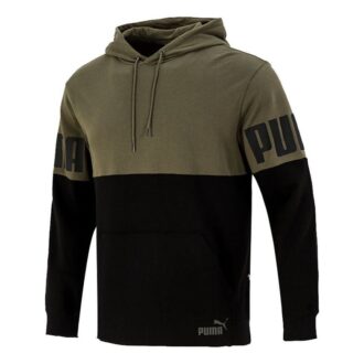 Power Colorbloc Jumper Hoodie “Yeşil”