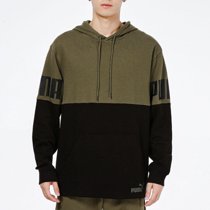 Power Colorbloc Jumper Hoodie “Yeşil”