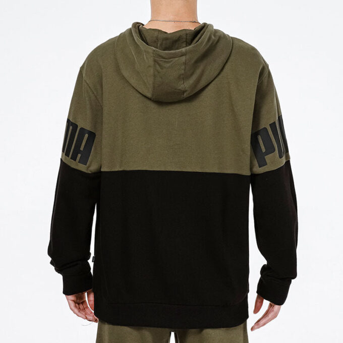 Power Colorbloc Jumper Hoodie “Yeşil”