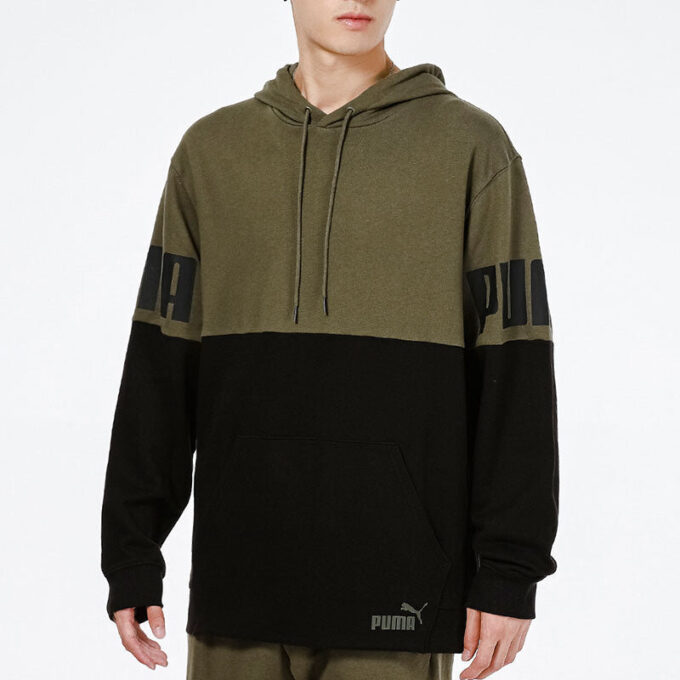 Power Colorbloc Jumper Hoodie “Yeşil”