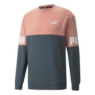 Power Colorblock Crew Sweatshirt “Pembe”