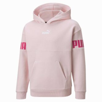 Power Pack Büyük Çocuklar İçin Renk Bloklu Kapüşonlu Sweatshirt