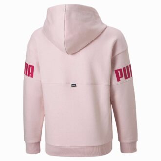 Power Pack Büyük Çocuklar İçin Renk Bloklu Kapüşonlu Sweatshirt