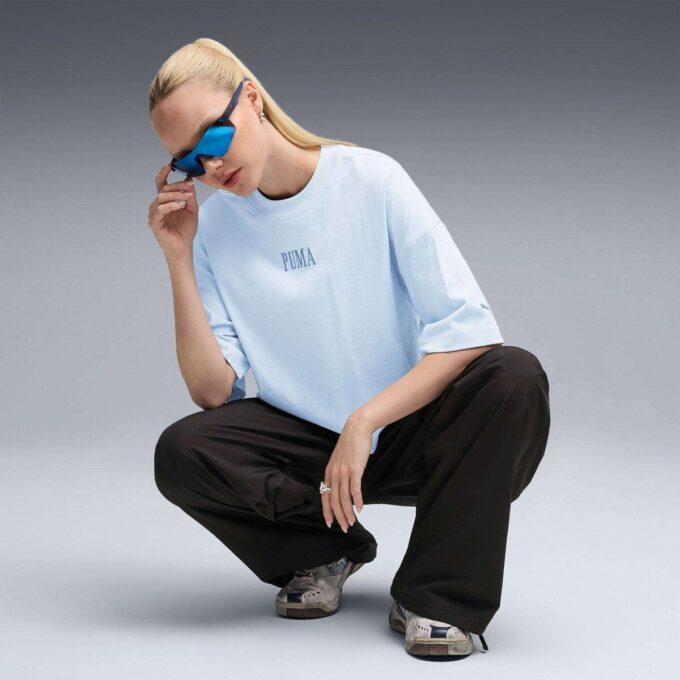 Premium Essentials Kadın Büyük Boy Grafik Tişört Premium Essentials Kadın Büyük Boy Grafik Tişört