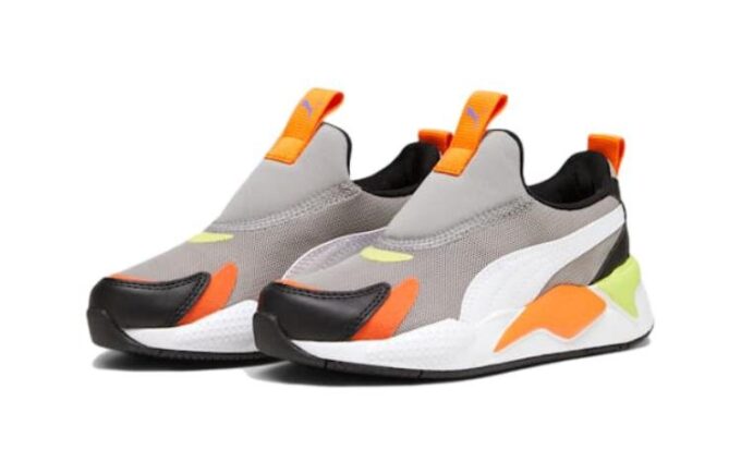 (PS) RS-X3 Slip-On “Beton Gri Rickie Turuncu”