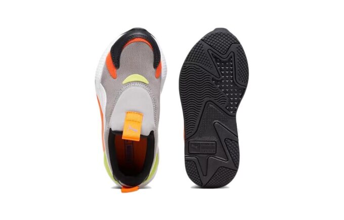 (PS) RS-X3 Slip-On “Beton Gri Rickie Turuncu”