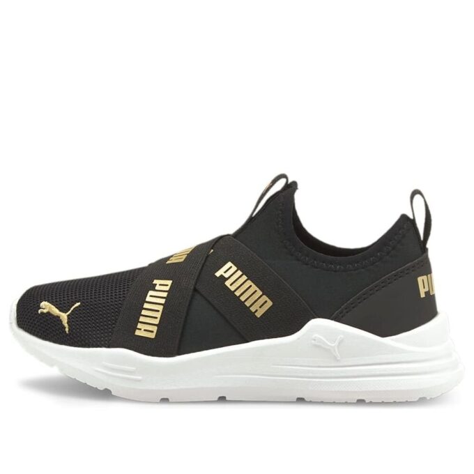 (PS) Wired Run Slip-On “Siyah Takım Altın”