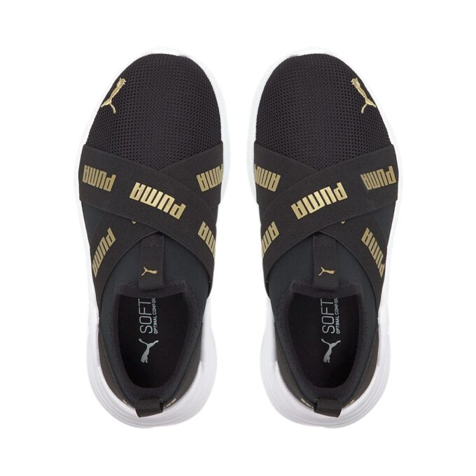 (PS) Wired Run Slip-On “Siyah Takım Altın”