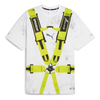PUMA x A$AP ROCKY Emniyet Kemeri Tişörtü “Beyaz Limon”