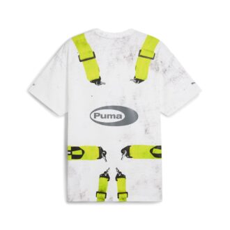 PUMA x A$AP ROCKY Emniyet Kemeri Tişörtü “Beyaz Limon”