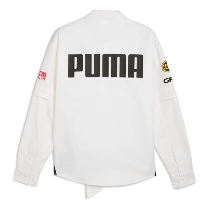 PUMA x A$AP ROCKY Uzun Kollu Rahat Kesim Gömlek “Beyaz”