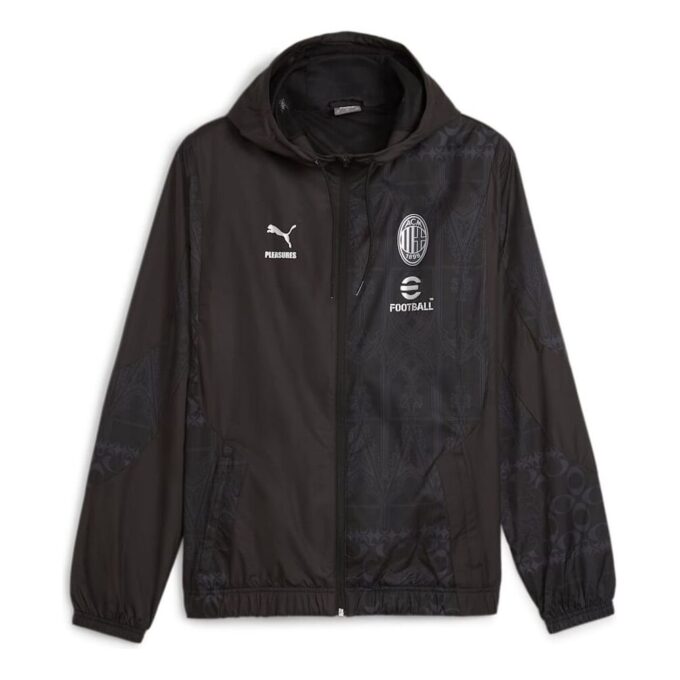 PUMA x AC MILAN PLEASURES Futbol Maç Öncesi Ceket “Siyah”
