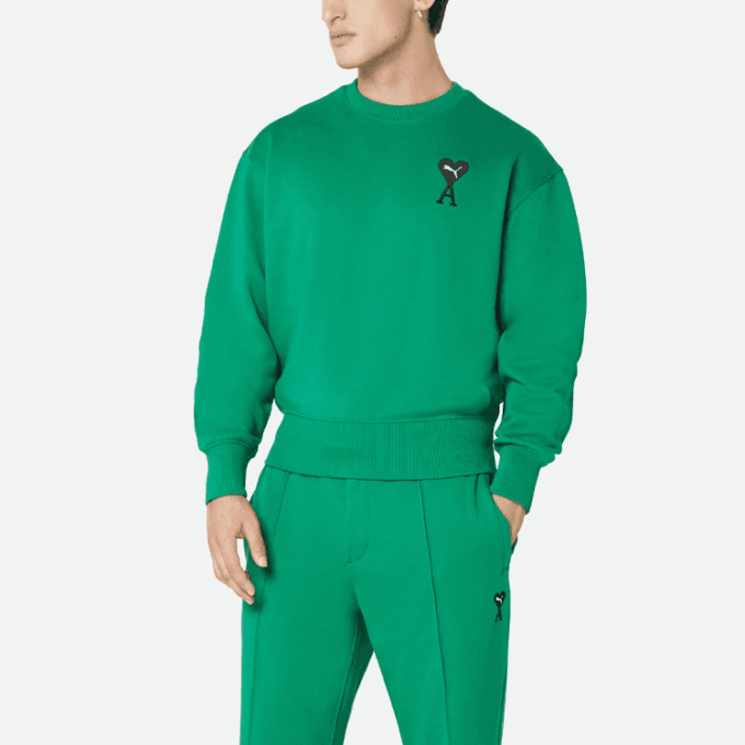 PUMA x Ami Crew Yaka Sweatshirt “Yeşil”