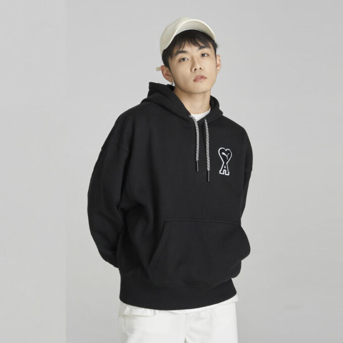 PUMA x Ami Kapüşonlu Üst “Siyah”