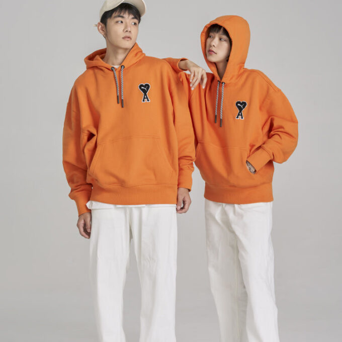 PUMA x Ami Kapüşonlu Üst “Turuncu”