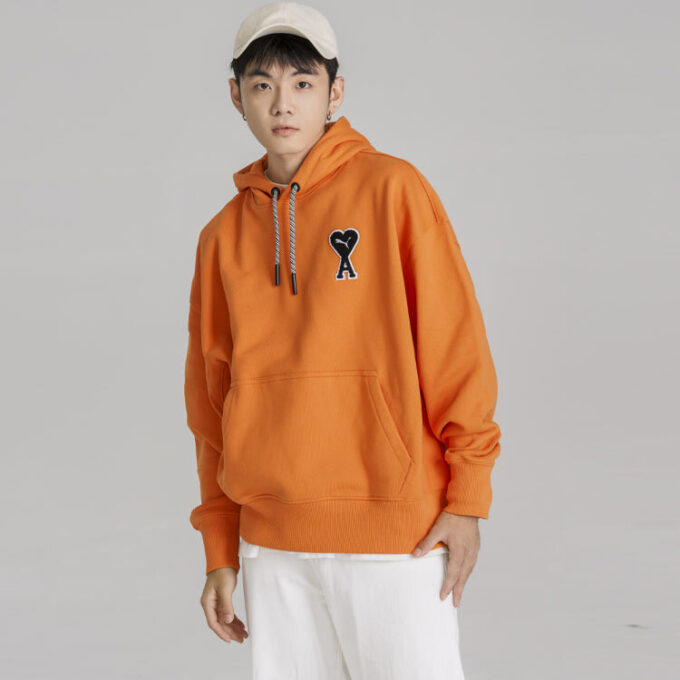 PUMA x Ami Kapüşonlu Üst “Turuncu”
