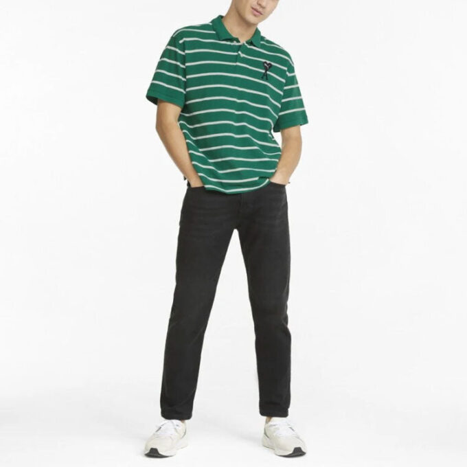 PUMA x Ami Kısa Kollu Polo Tişört “Yeşil”