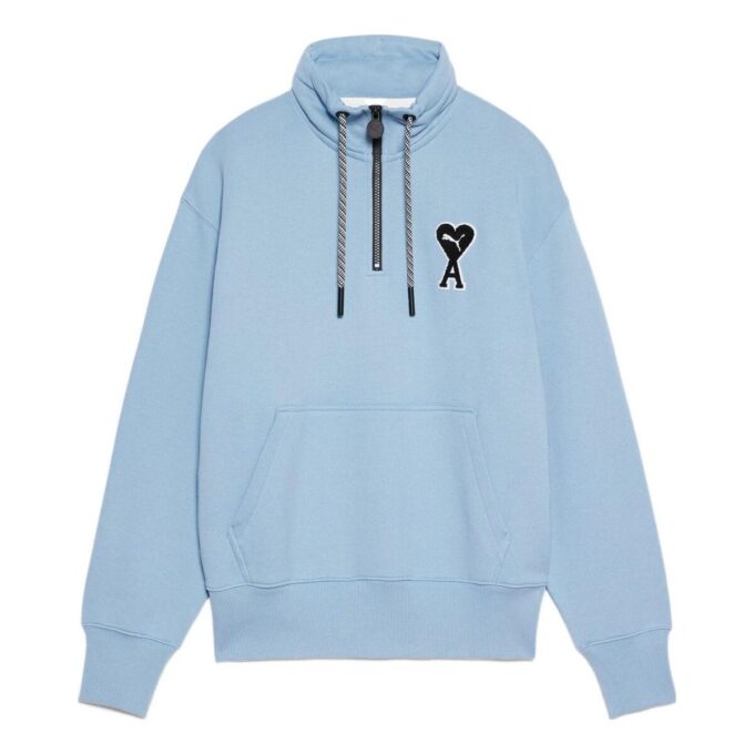 PUMA x Ami Yarım Fermuarlı Sweatshirt “Mavi”