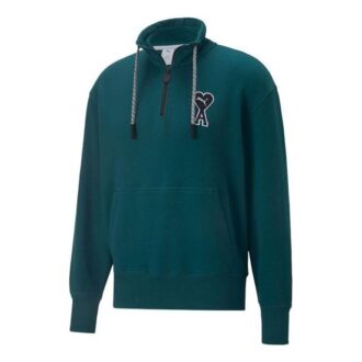 PUMA x Ami Yarım Fermuarlı Sweatshirt “Yeşil”