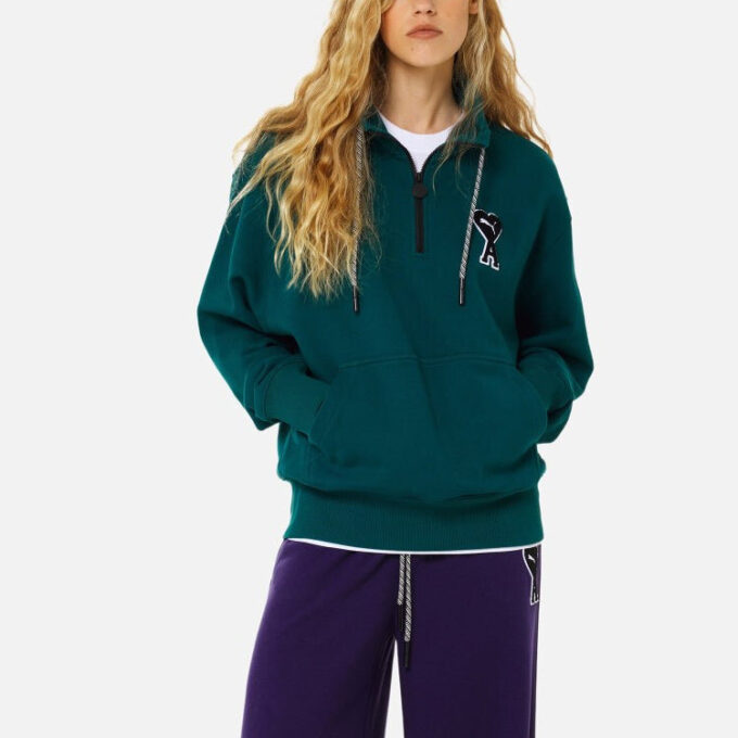 PUMA x Ami Yarım Fermuarlı Sweatshirt “Yeşil”