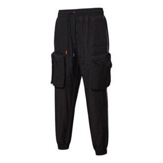 PUMA x ATTEMPT Crossover Casual Bağcıklı Dokuma Uzun Pantolon Siyah