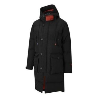 PUMA x Attempt Dolgulu Mont “Siyah Kırmızı”
