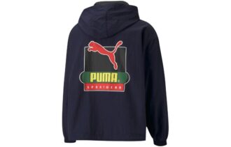 PUMA x Butter Goods Hafif Pop Over Üst Yarı Fermuarlı Kapüşonlu “Lacivert”