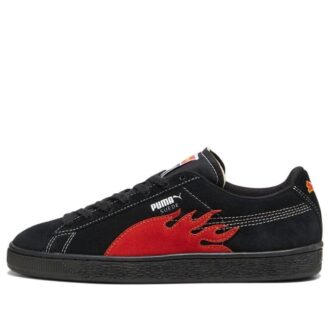 PUMA x Butter Goods Süet Klasik Ayakkabı “Siyah Kırmızı”