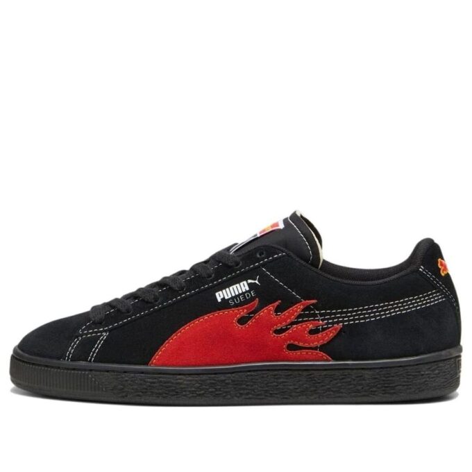 PUMA x Butter Goods Süet Klasik Ayakkabı “Siyah Kırmızı”